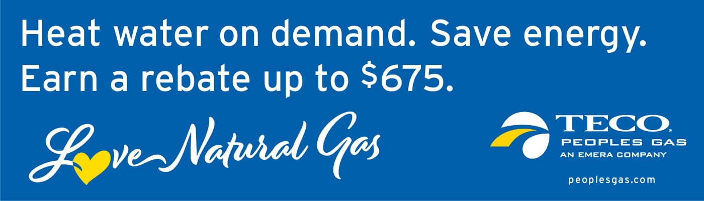 Peoples Gas Energy Conservation Billboard - Water Heater