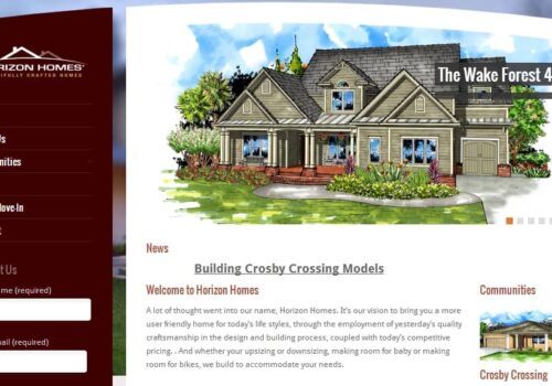 Horizon Homes Website